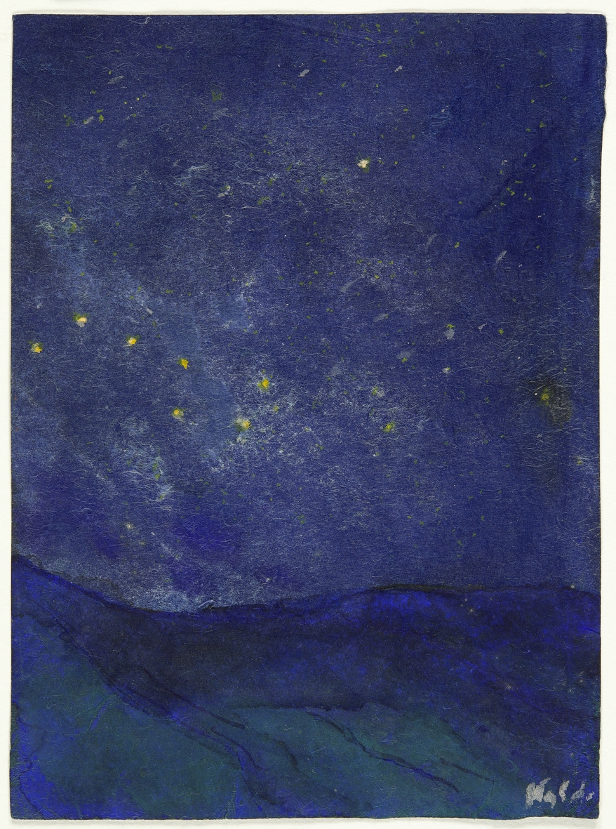Kunstkarte: "Nächtlicher Sternenhimmel"