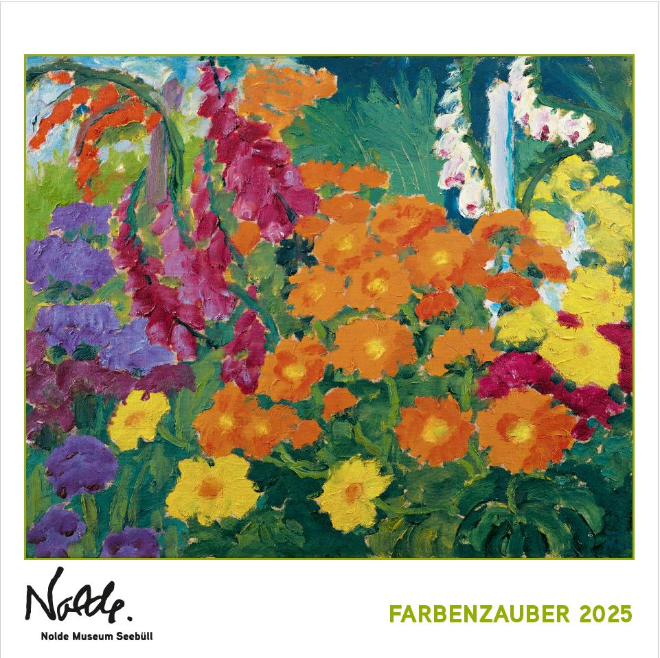 Postkartenkalender Farbenzauber 2025