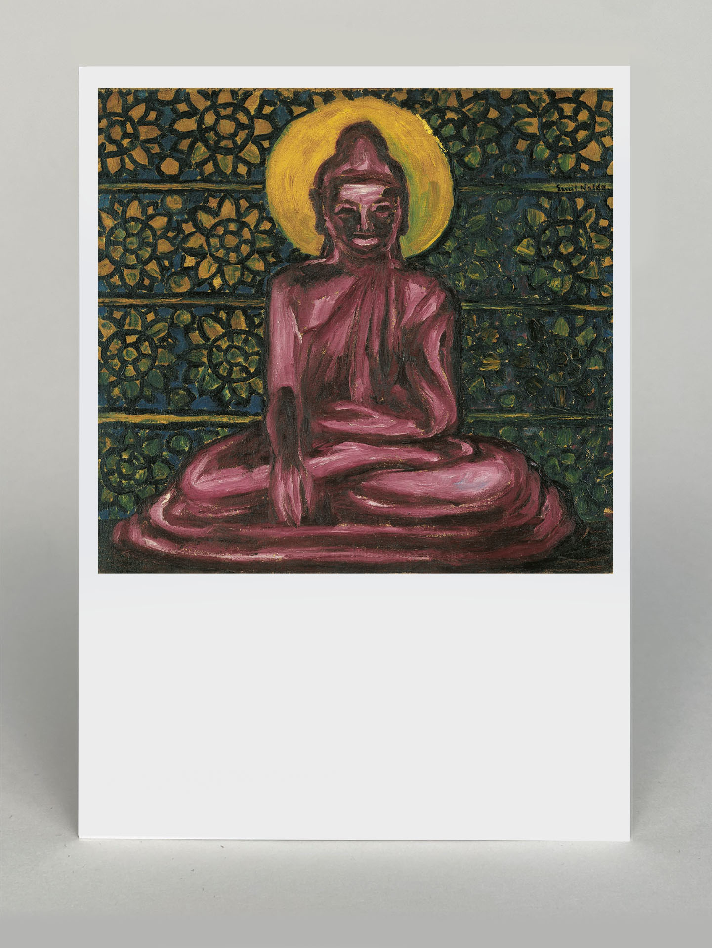 Kunstkarte: "Buddhafigur"